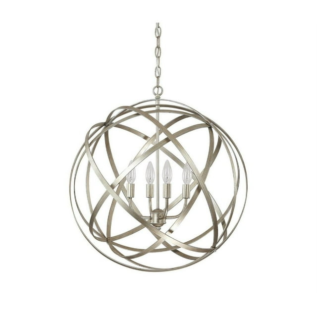 Capital Lighting 4234 Axis 4 Light 23" Wide Cage Pendant - Gold