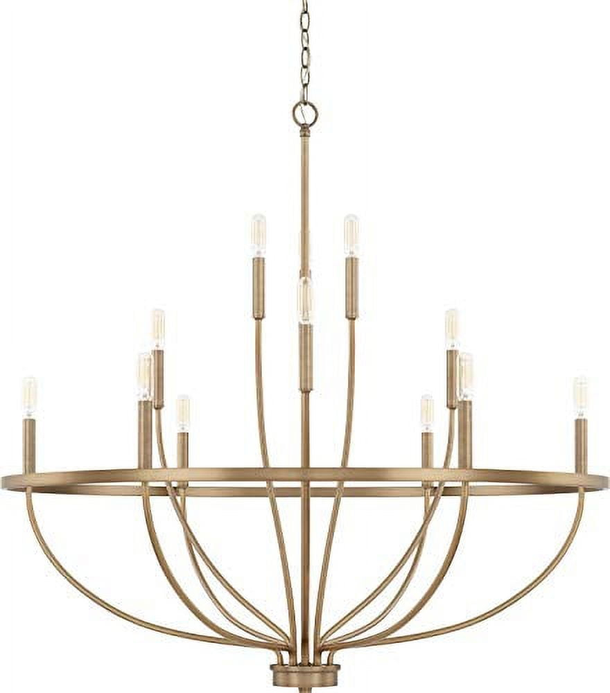 Capital Lighting 12 - Light Dimmable Empire Chandelier