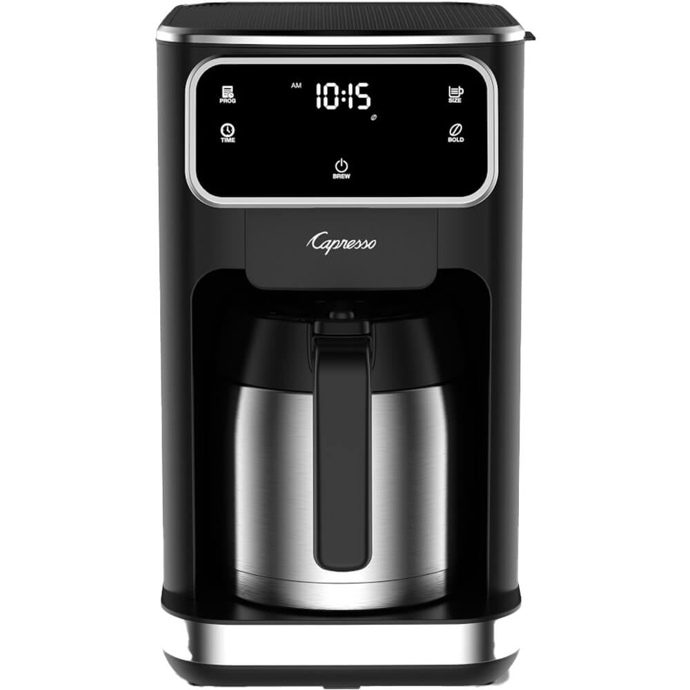 Capresso 49605 10-Cup Touchscreen Coffee Maker with Thermal Carafe - Black