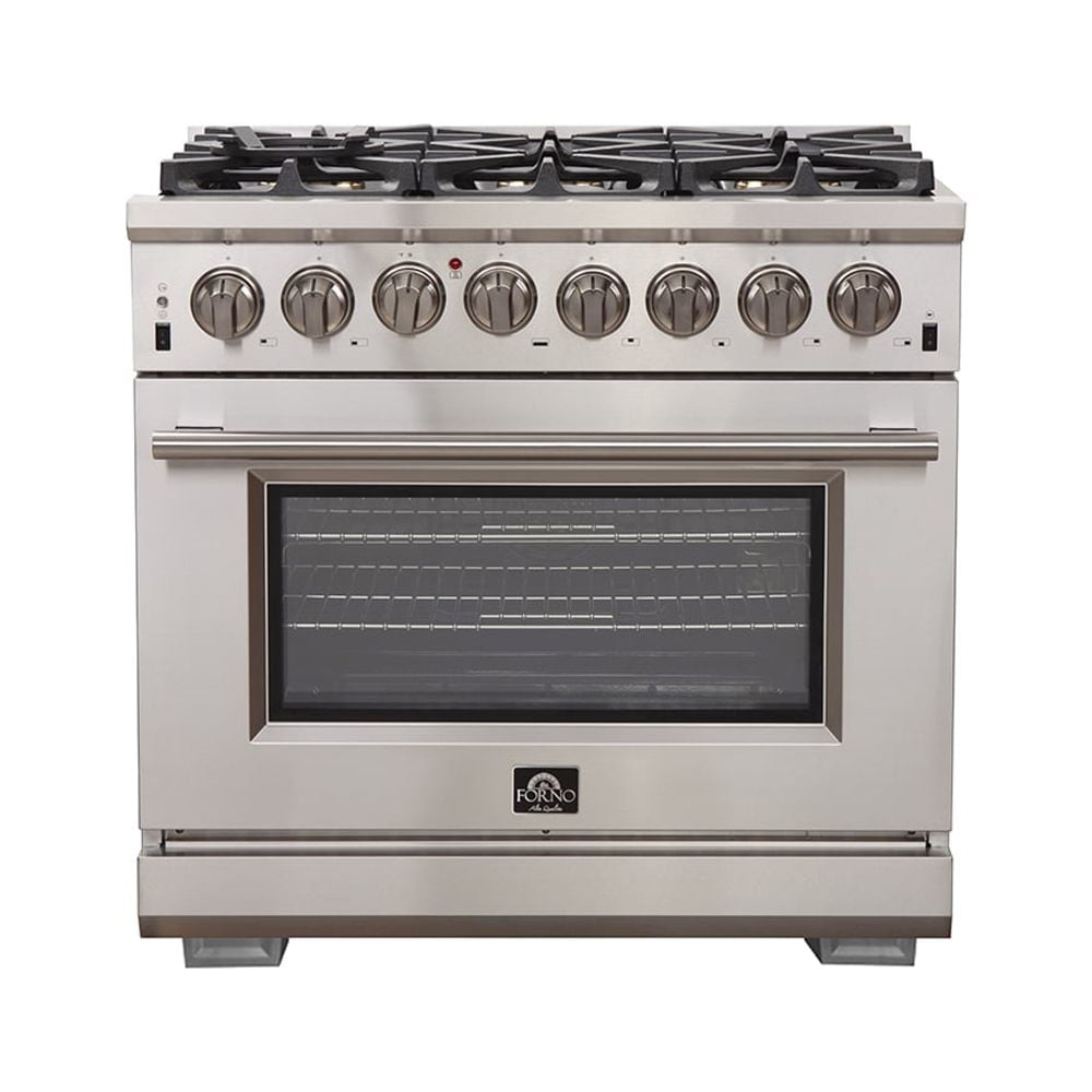 Capriasca - Titanium Professional 36" Freestanding Dual Fuel Range