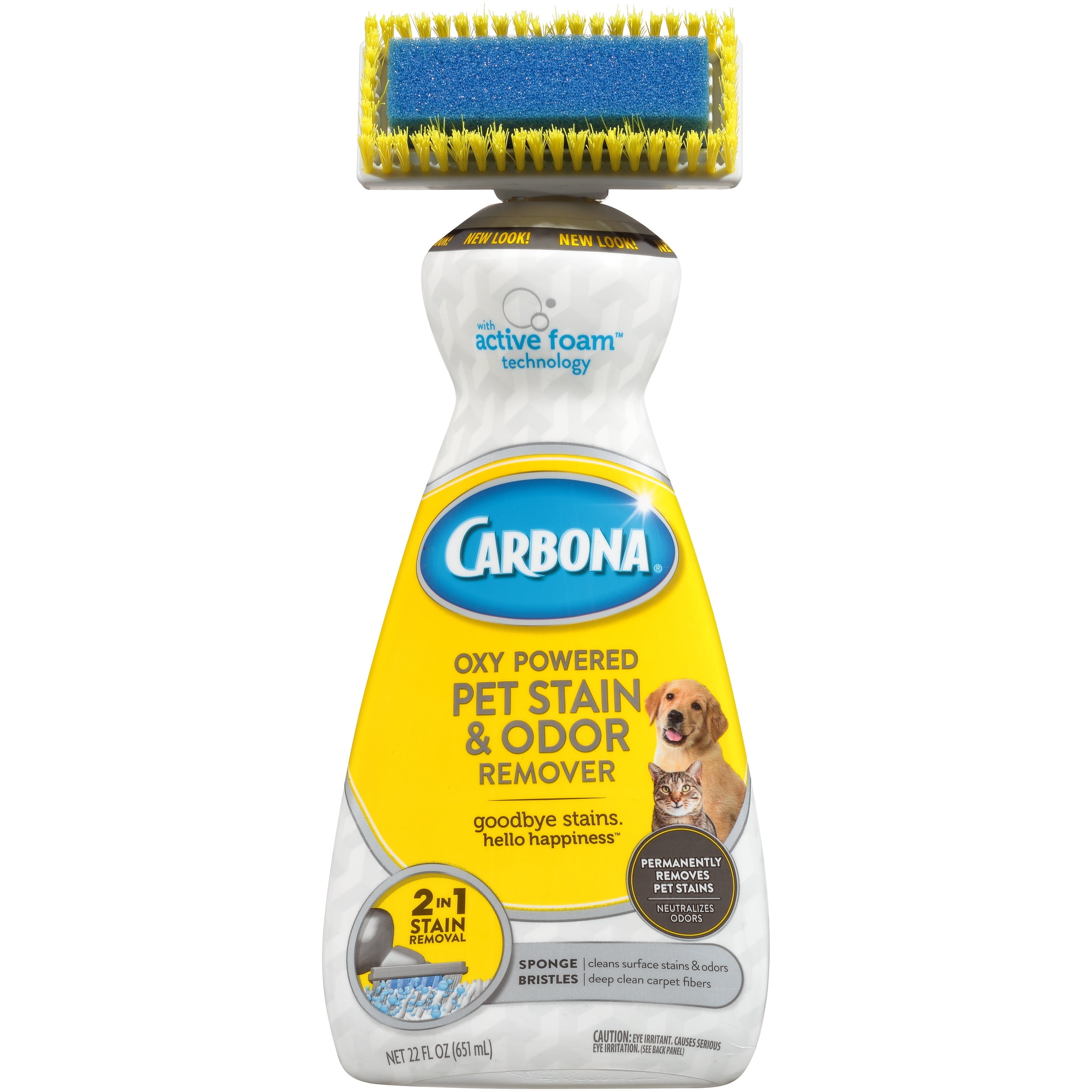 Carbona Oxy Powered Pet Stain & Odor Remover, Unscented, 22 fl oz Bottle