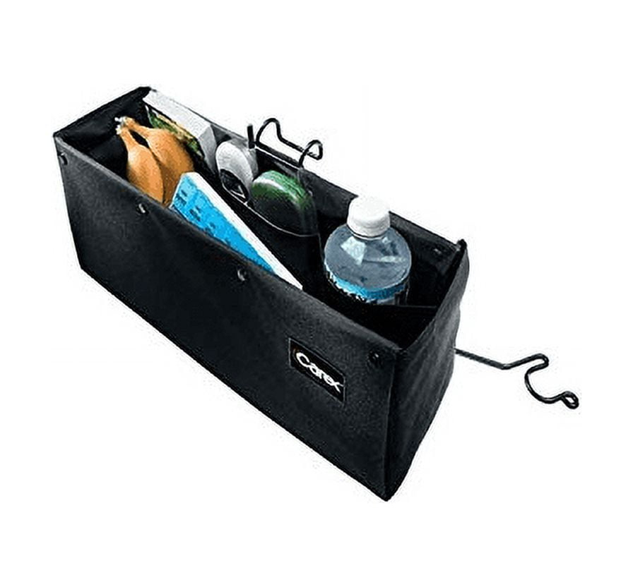 Carex Mobility Canvas Walker Bag Basket for Seniors & Handicap, Foldable, Easy Storage, 1 Ct, Black