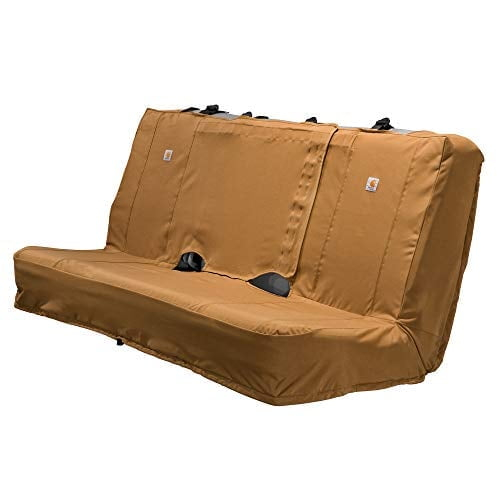 Carhartt C000143520199 Brown Ripstop Fabric Durable Water Repellent Universal Bench Seat Cover