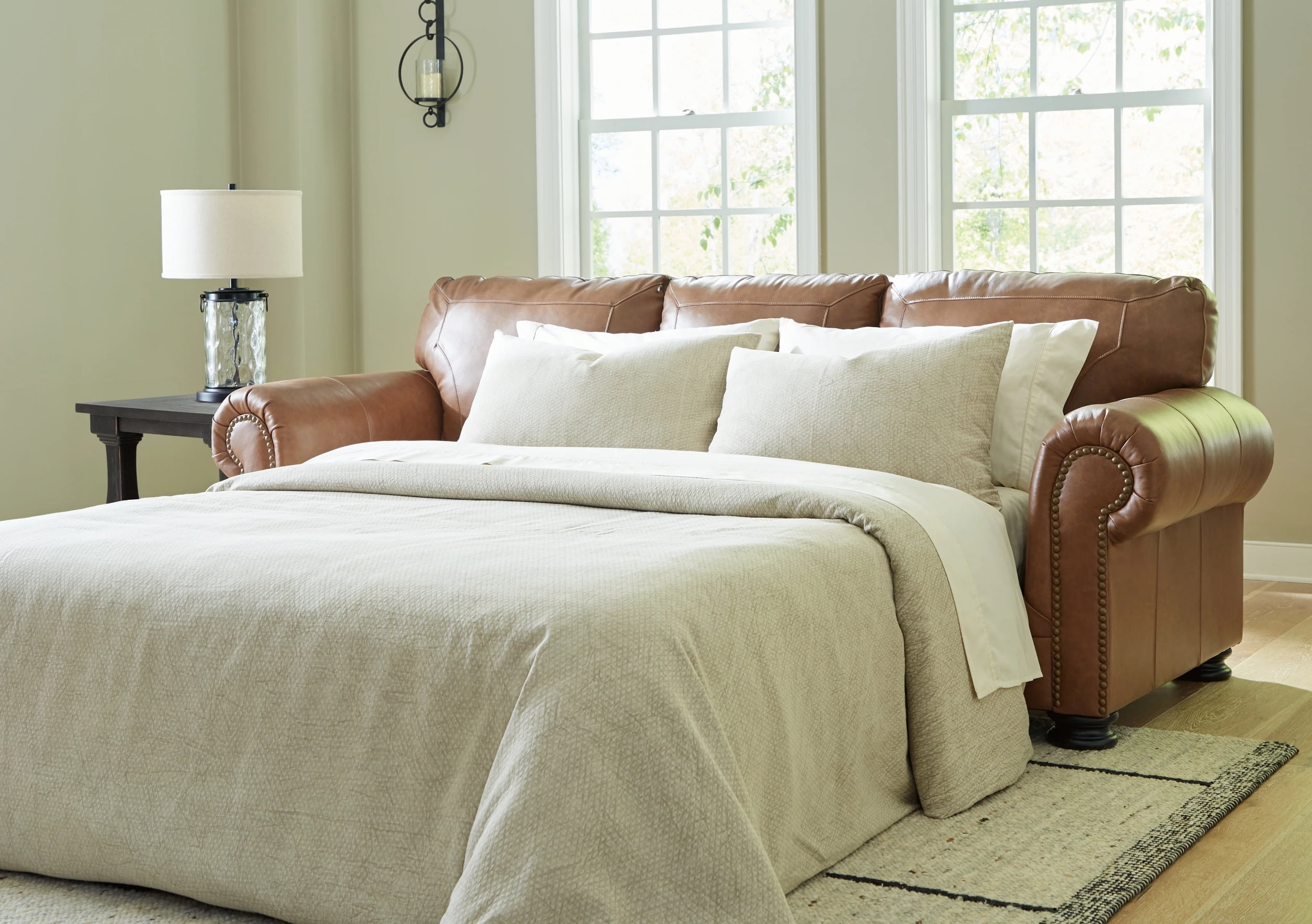 Signature Design by Ashley Carianna Caramel Queen Sofa Sleeper