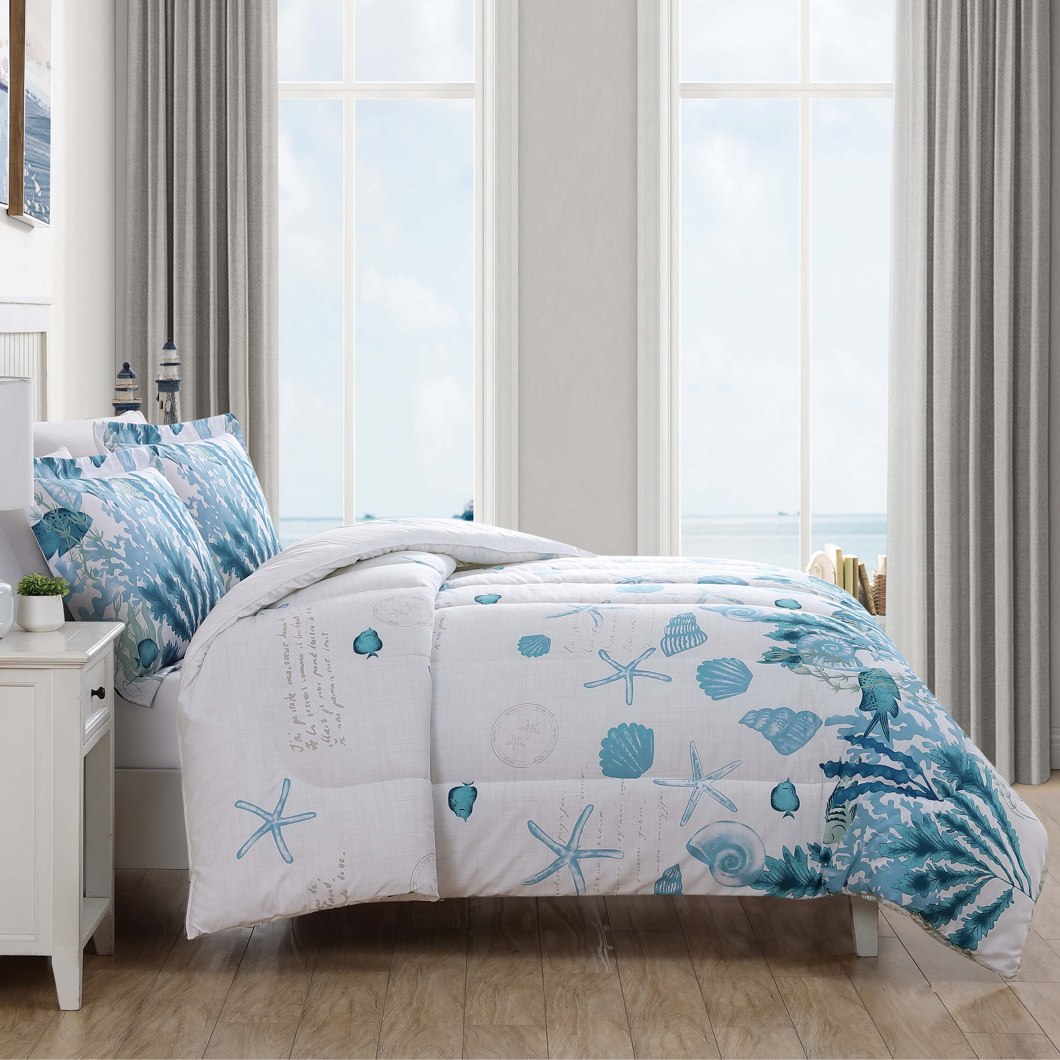 Caribbean Joe  3PC Comforter Set King - We Belong Sea