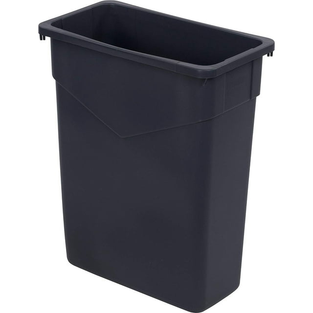 Carlisle Sanitary Maintenance B2193967 15 gal 34201523 Trimline Rectangle Waste Container - Gray
