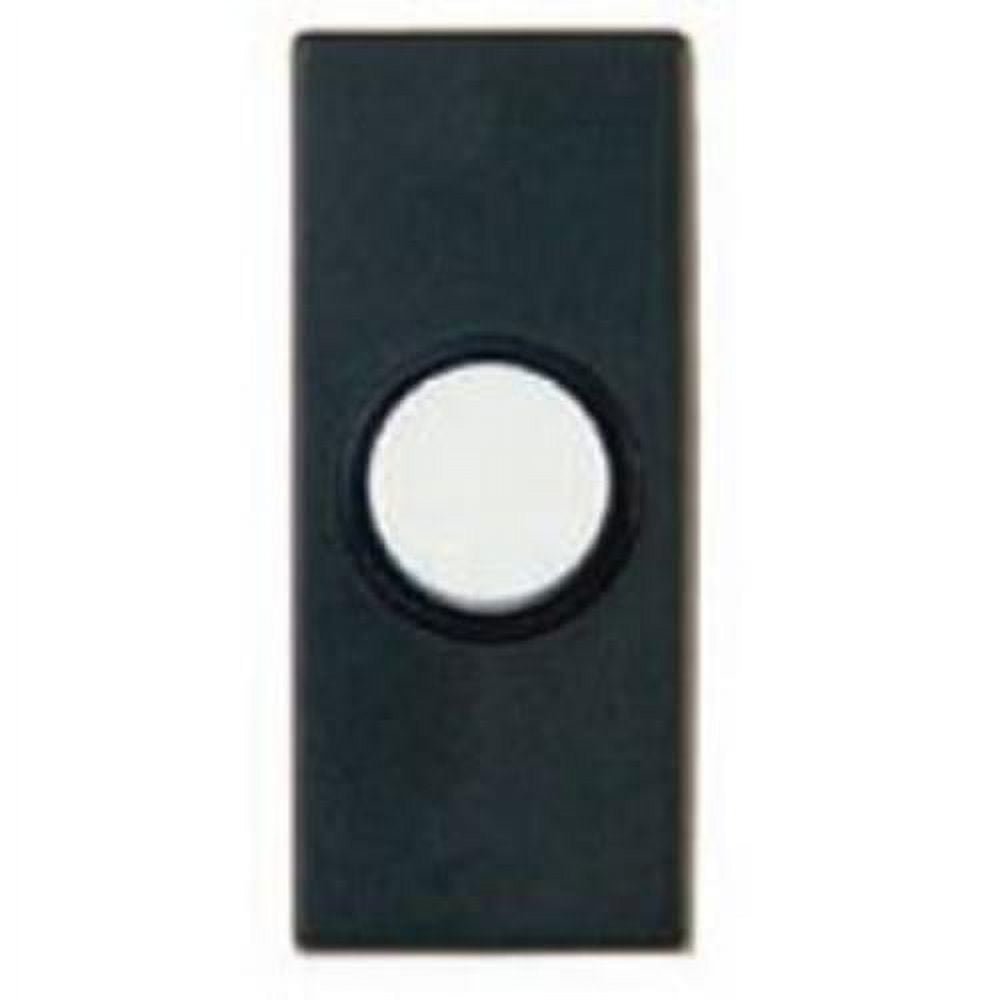 Carlon DH1824 Wired Door Bell Pushbutton, Basic Black