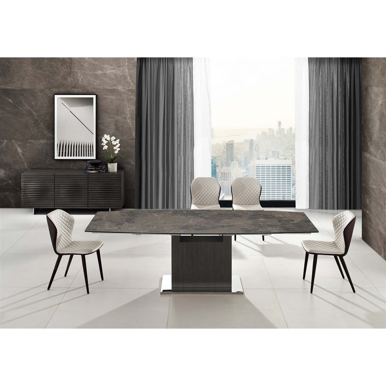 Casabianca Furniture Olivia Extendable Dining Table