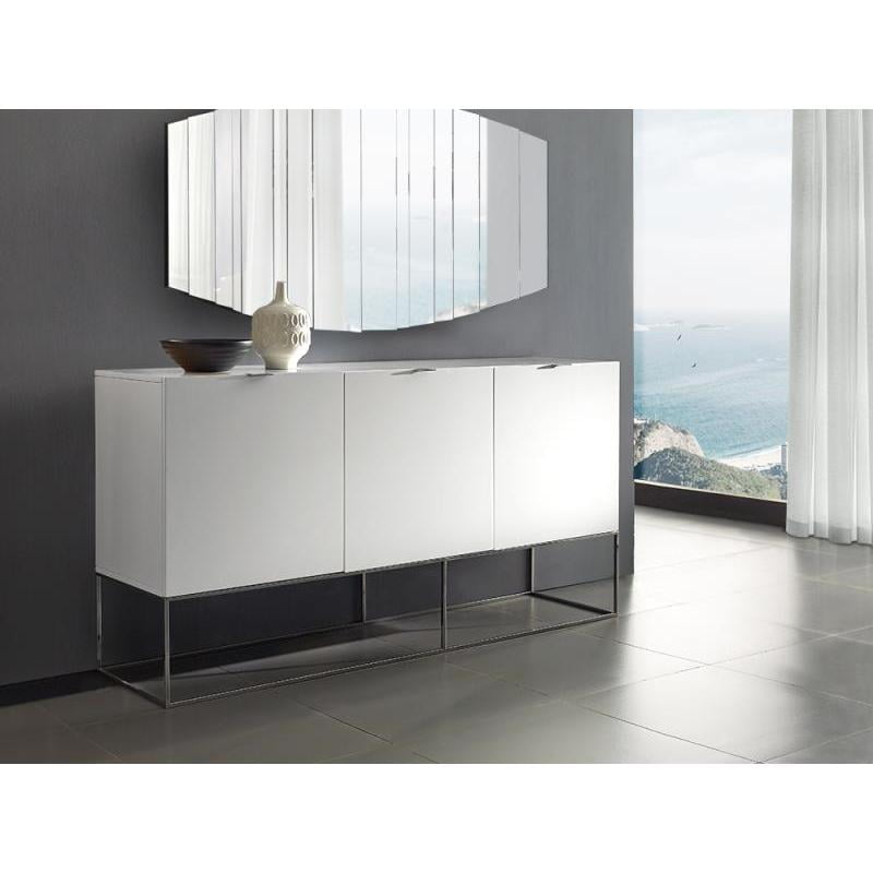 Casabianca Modern Vizzione Engineered Wood Buffet-Server in White