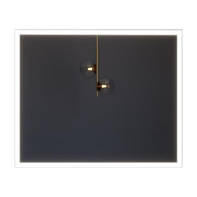 Castello USA Lisa 24 in. W x 30 in. H Rectangular Wall-Mount Bathroom Vanity Mirror