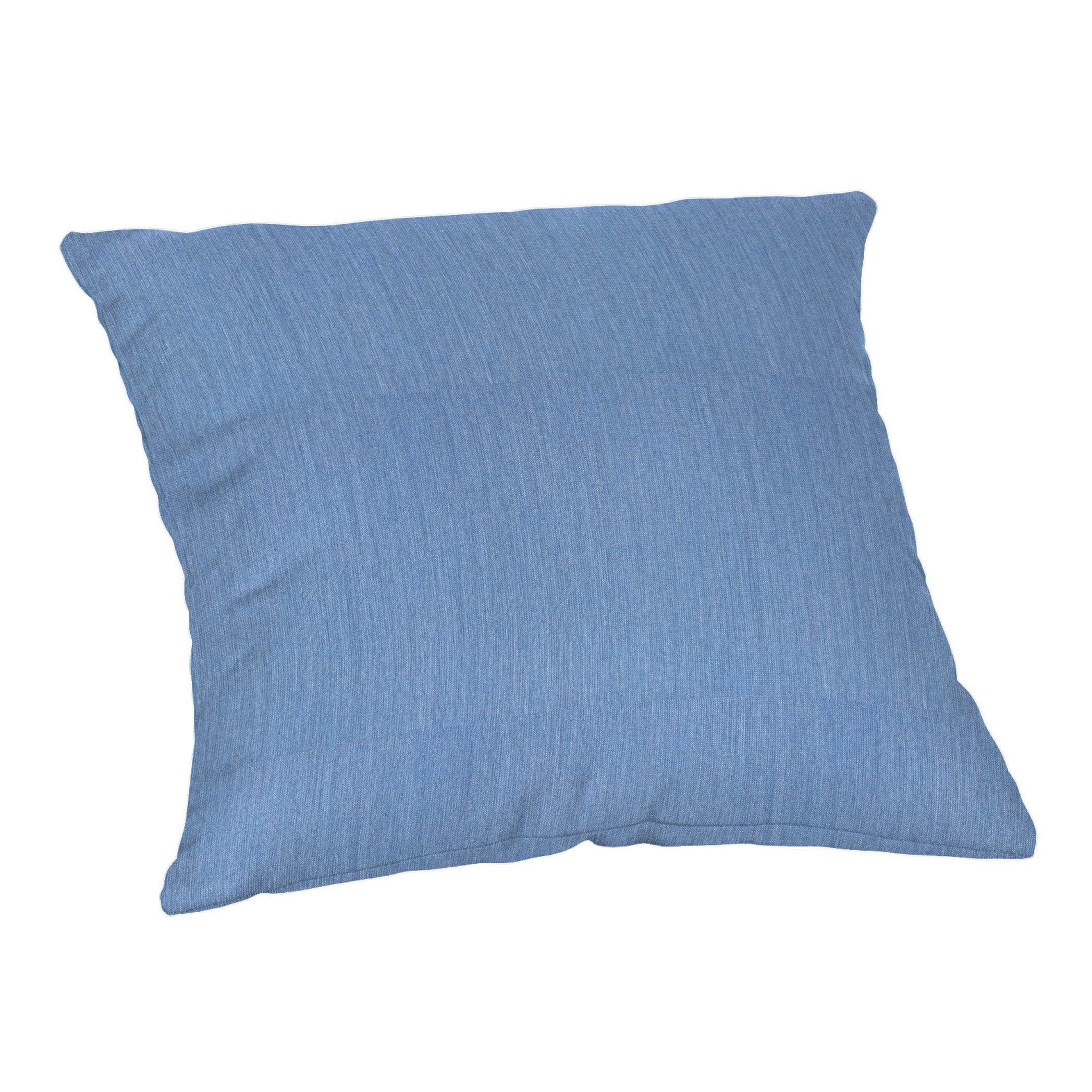 Casual Cushion Solid Sunbrella® Fabric 1-Piece Indoor/Outdoor Square Throw Pillow, 15"W x 15"L