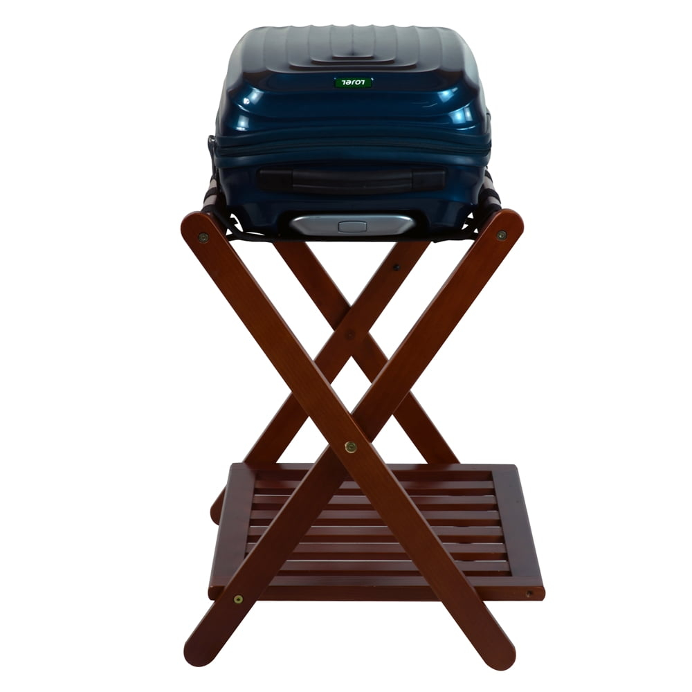 WRIWON Luggage Rack, 26.75" Wide with Shelf