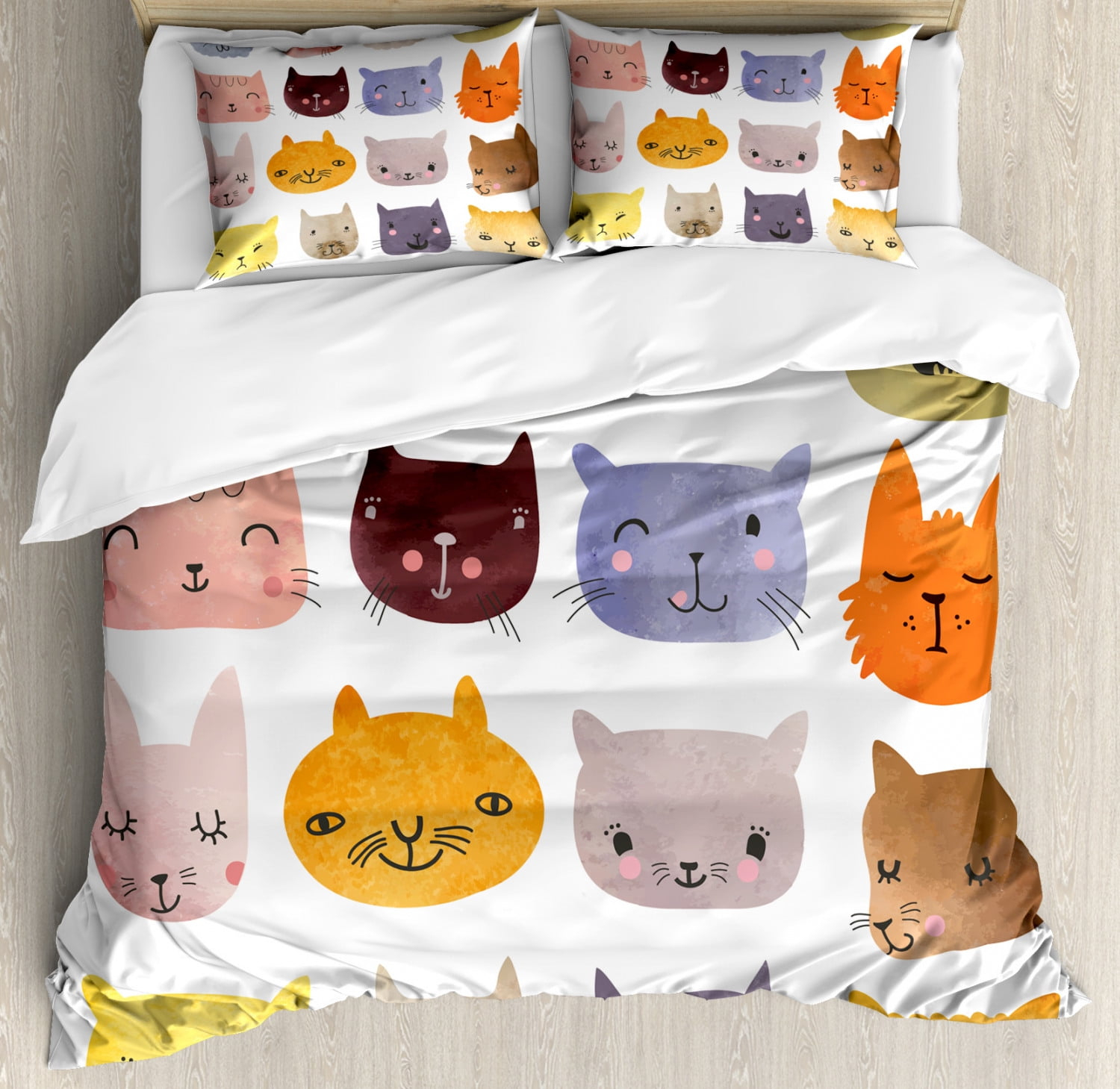 Cat Modern & Contemporary Duvet Cover Set