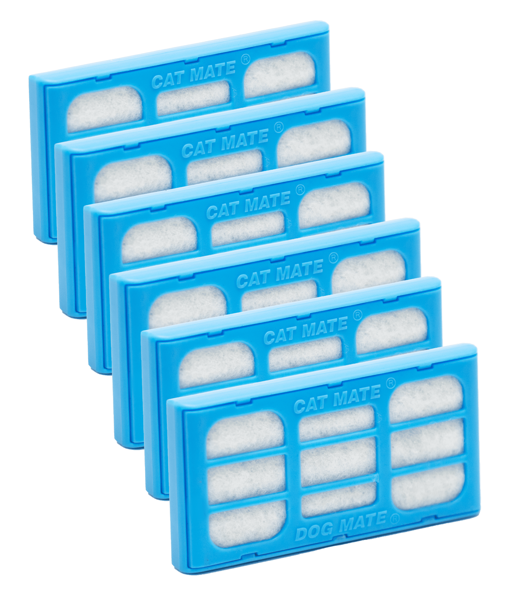 Cat Mate Replacement Filter Cartridge for Pet Fountain - 6 Count