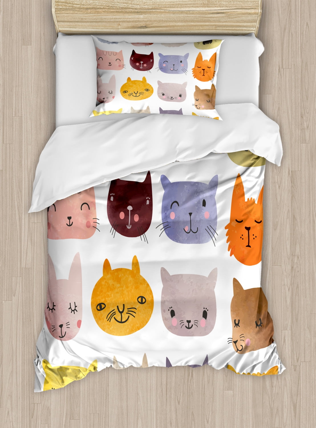 Cat Modern & Contemporary Duvet Cover Set
