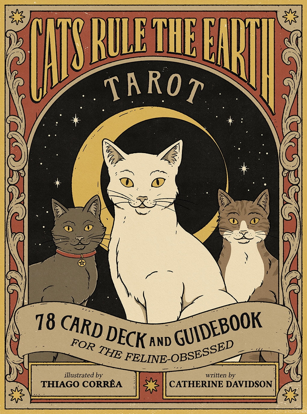 Cats Rule the Earth Tarot: 78-Card Deck and Guidebook for the Feline-Obsessed, (Paperback)