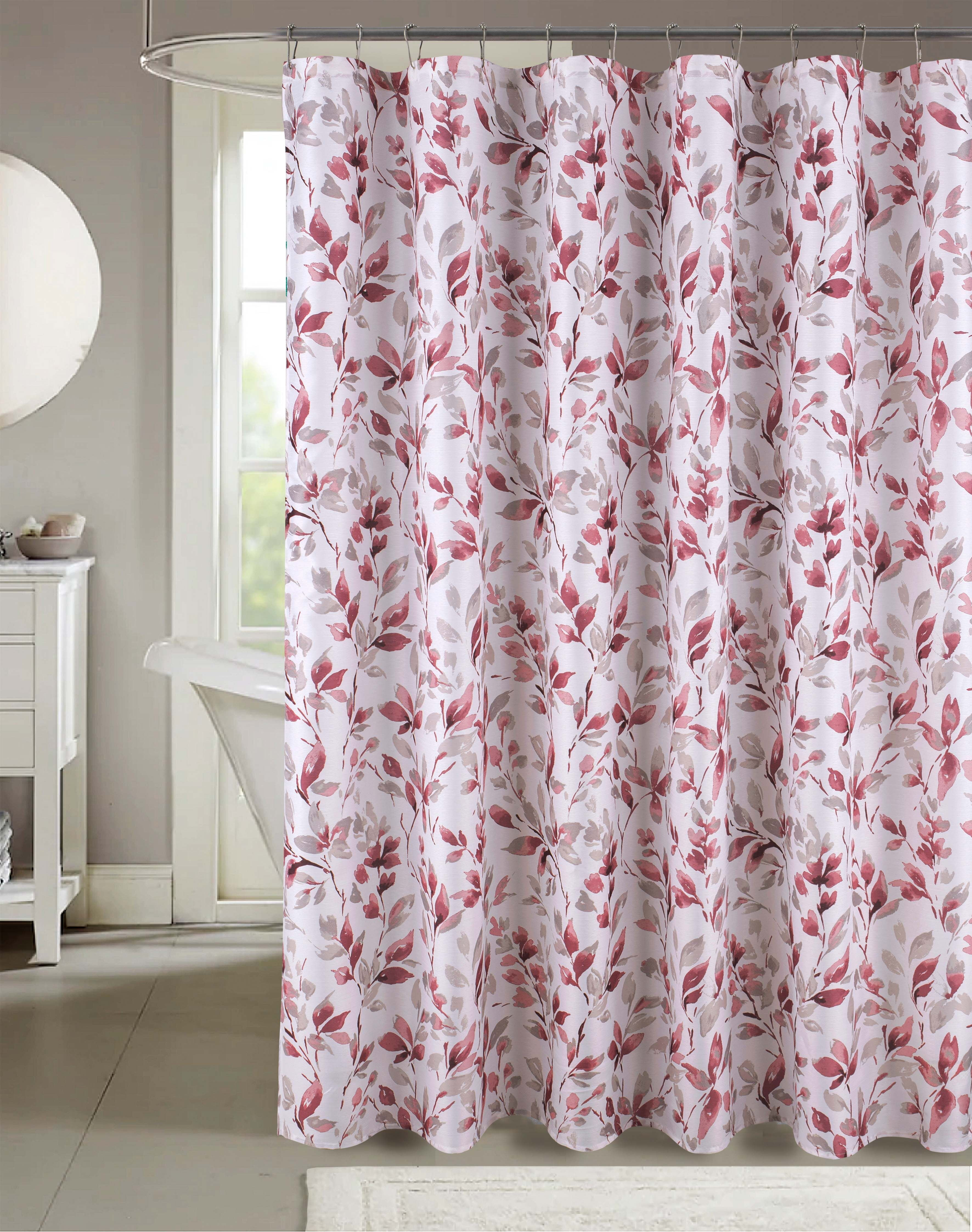 Cedar Flowers Palms Seashells Shower Curtain Collection Mikayla