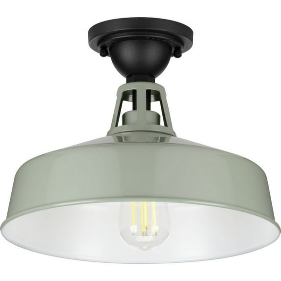 Cedar Springs Collection Pistachio One-Light Semi-Flush Mount