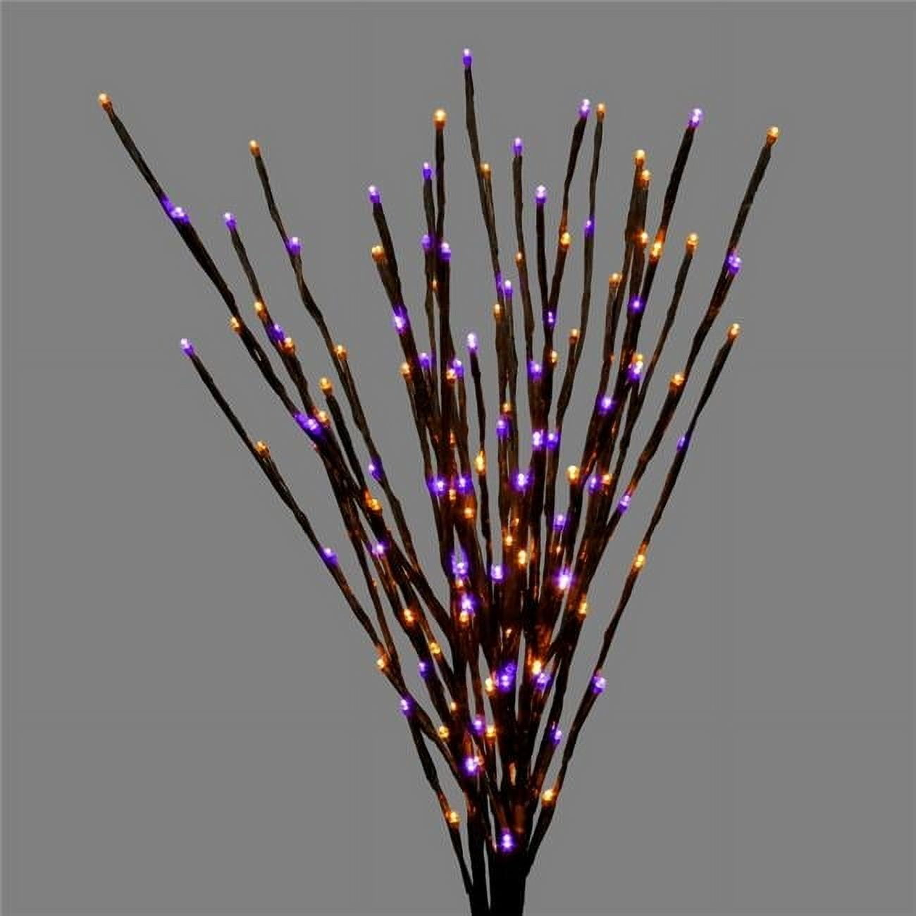 Celebrations Halloween Orange/Purple 32 in. LED Prelit Burst Halloween Decor