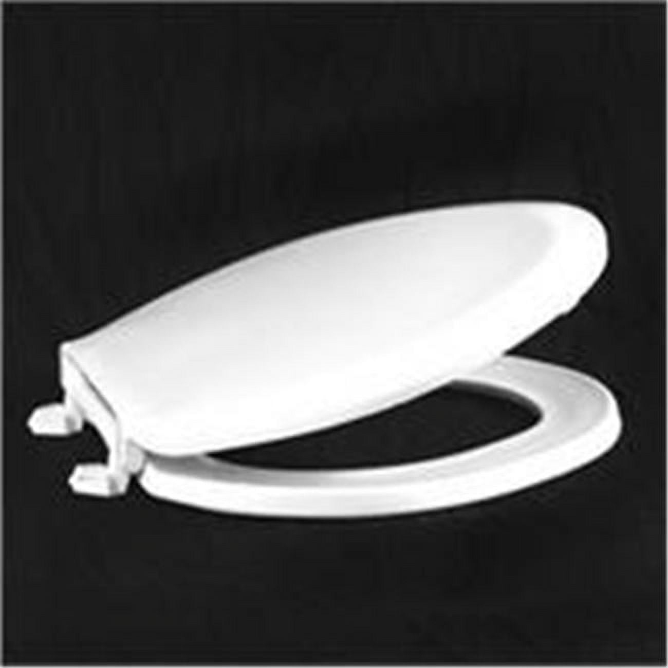 Centoco 1600-416 Elongated Plastic Toilet Seat, Standard Model, Light Weight Residential, Biscuit