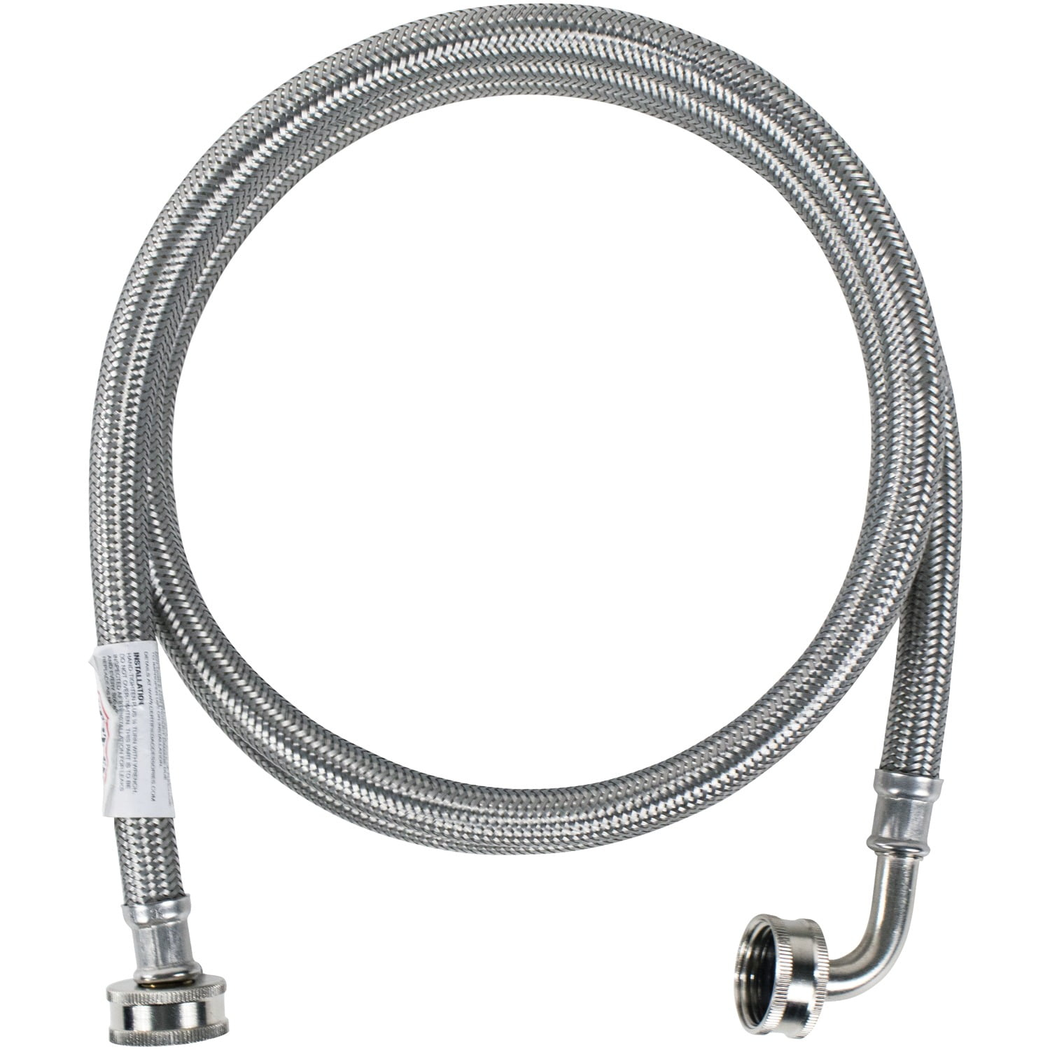 Certified Appliance WM72SSL Stainless Steel Washing Machine Hose, 6ft