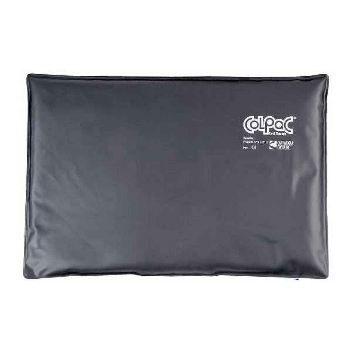 Chattanooga ColPac - Reusable Gel Ice Pack - Black Polyurethane - Standard - 10 in x 13.5 in - Cold Therapy - Knee, Arm,