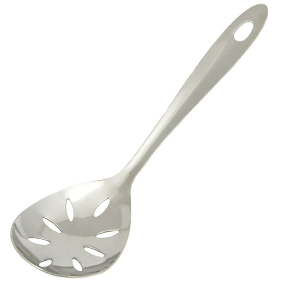 Chef Craft Select Slotted Serving Spoon, 9.5 inch, Stainless Steel