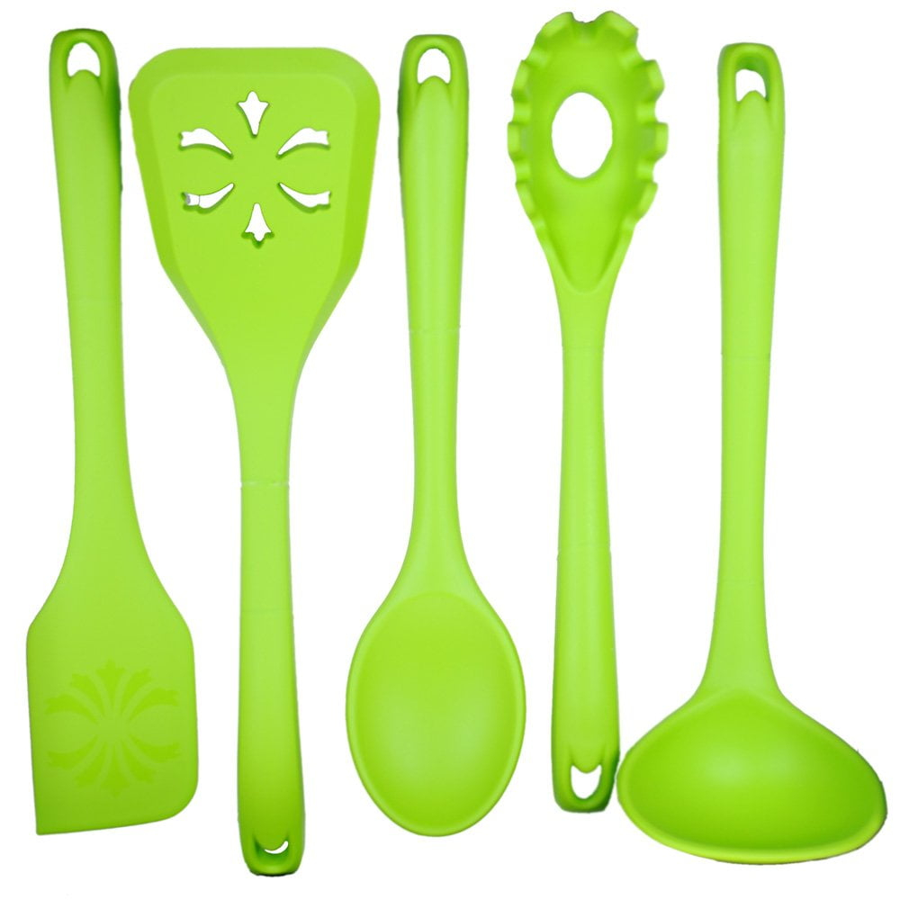 Chef Smart 5 Piece Multi-function Silicone Kitchenware Set Lime