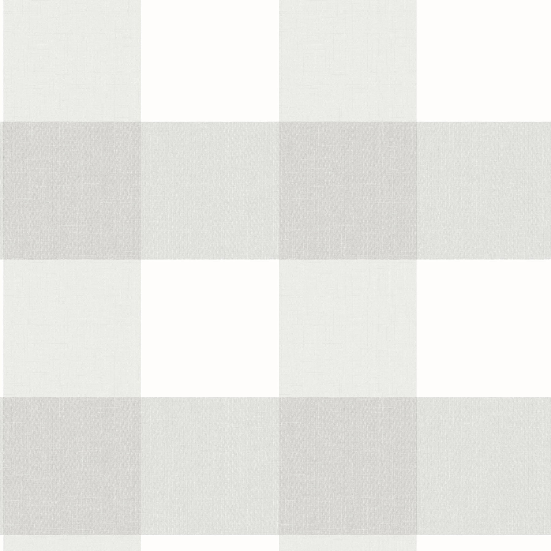 Chesapeake Amos Light Grey Gingham Prepasted Non Woven Blend Wallpaper, 20.5-in by 33-ft, 56.4 sq. ft.