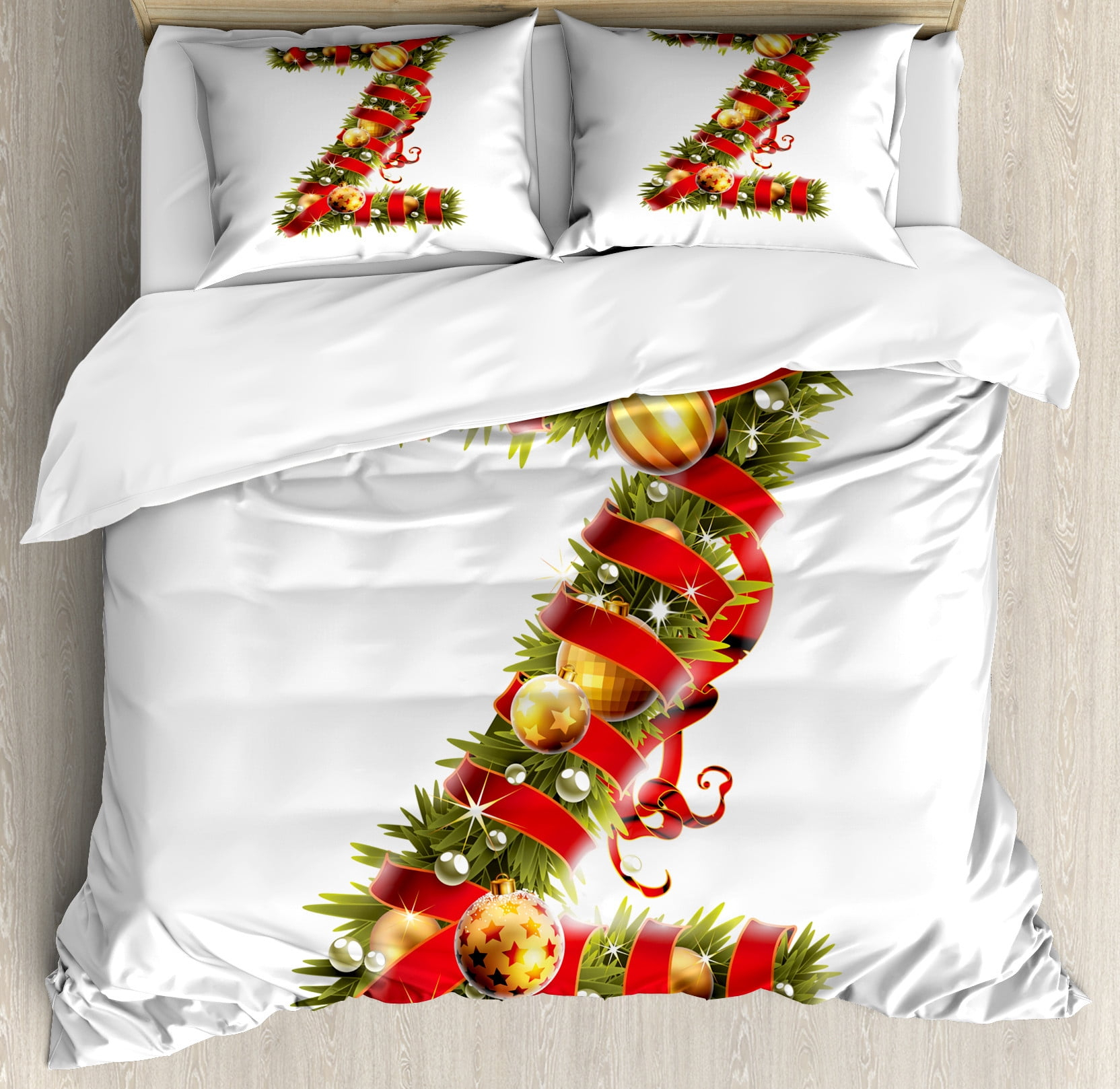 Ambesonne Farmhouse / Country Floral Duvet Cover Set