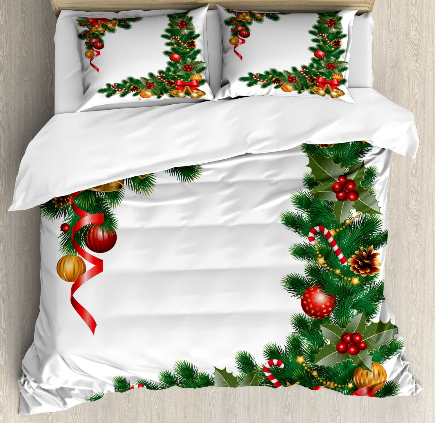 Ambesonne Farmhouse / Country Floral Duvet Cover Set