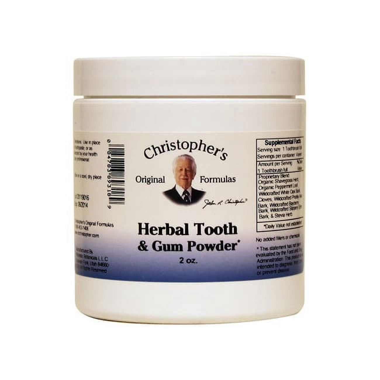 Christopher's Original Formulas Herbal Tooth & Gum Powder, 2 oz