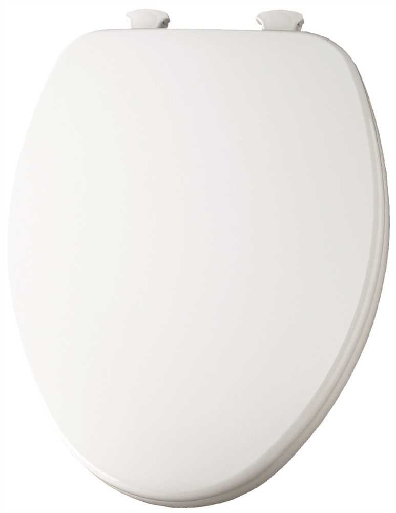 Church 585EC Lift-Off Wood Elongated Toilet Seat, Available in Various Colors