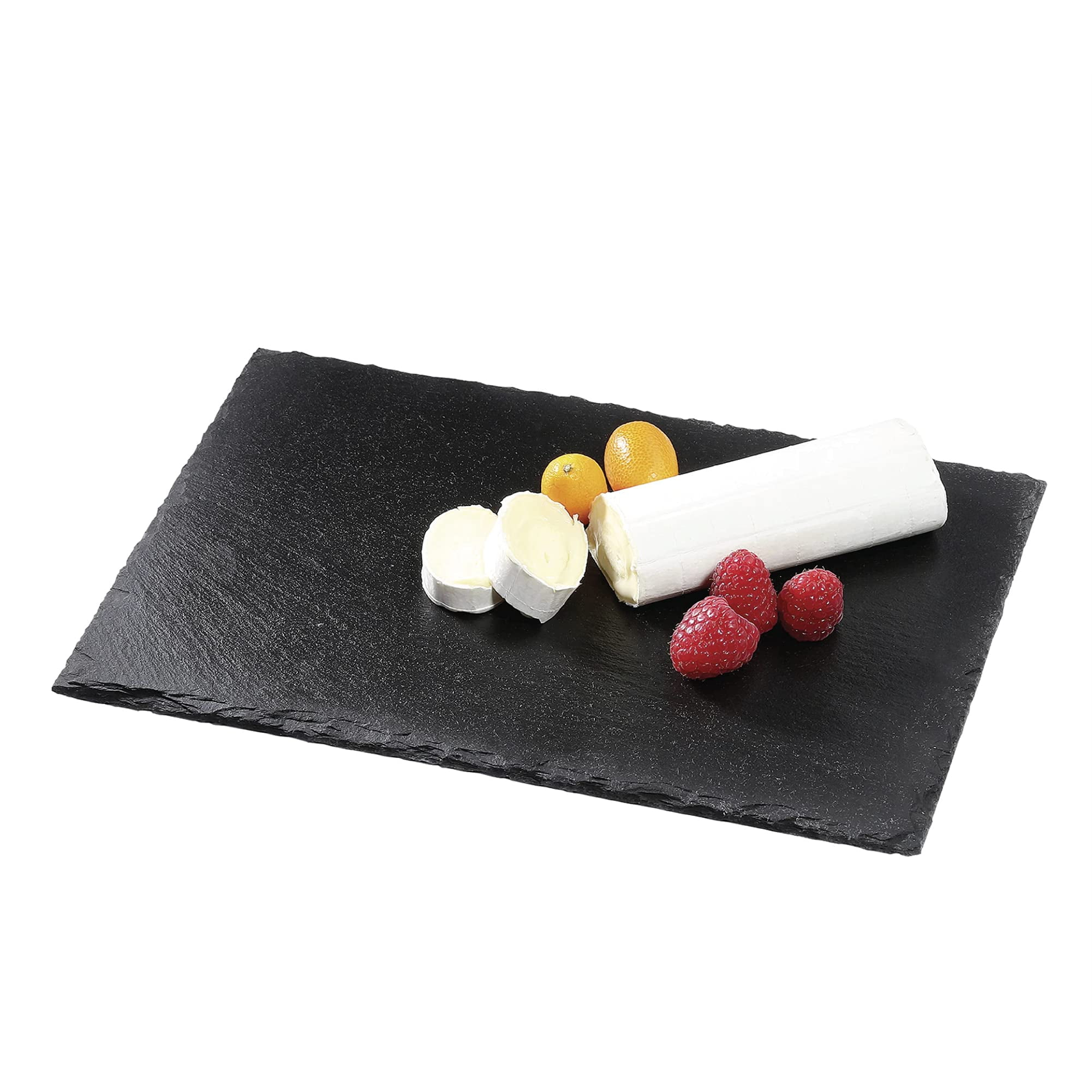 Cilio Slate Serving Board for Cheese and Appetizers, Rectangular, 11.8-Inch  x 7.9-Inch