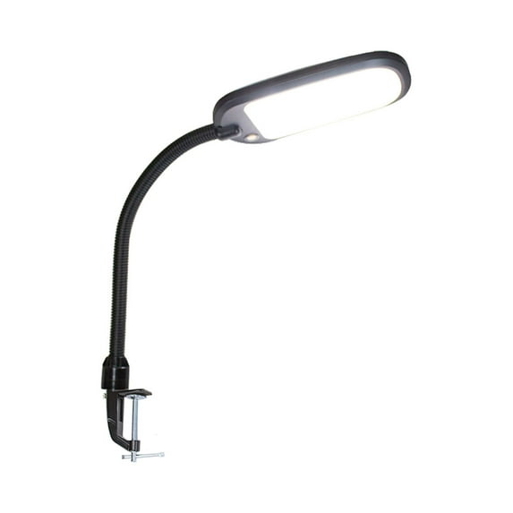 Lámpara de Escritorio de Espectro Completo con Luz Natural y Lector Brillante LED con Abrazadera