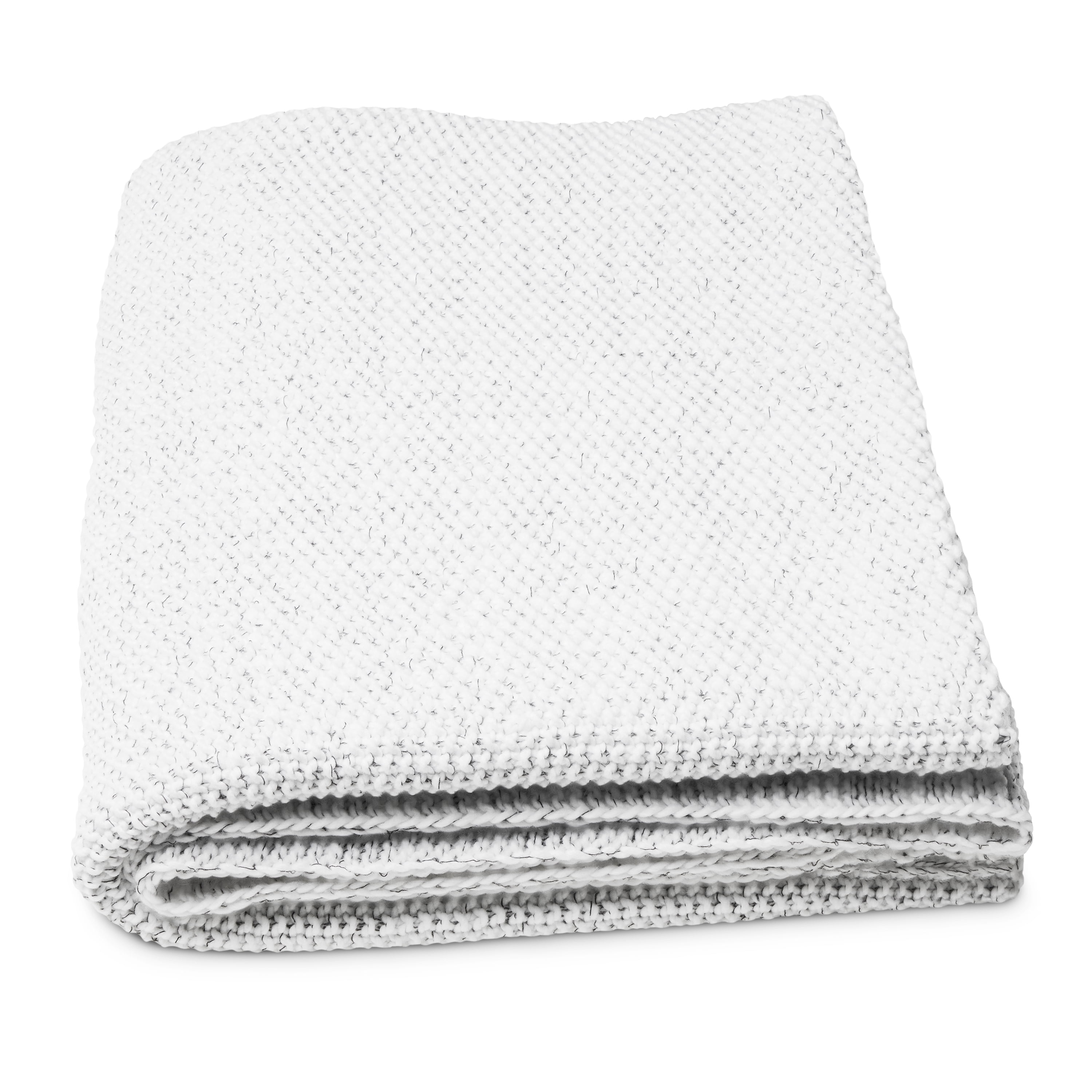 Classic Accessories White Acrylic Throw Blanket, Standard Throw