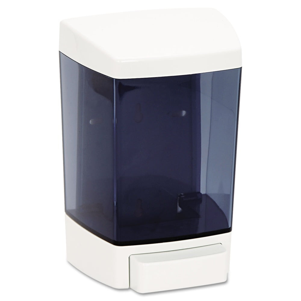Impact Clearvu ClearVu Plastic Soap Dispenser, 46 oz, 5.5 x 4.25 x 8.5, White