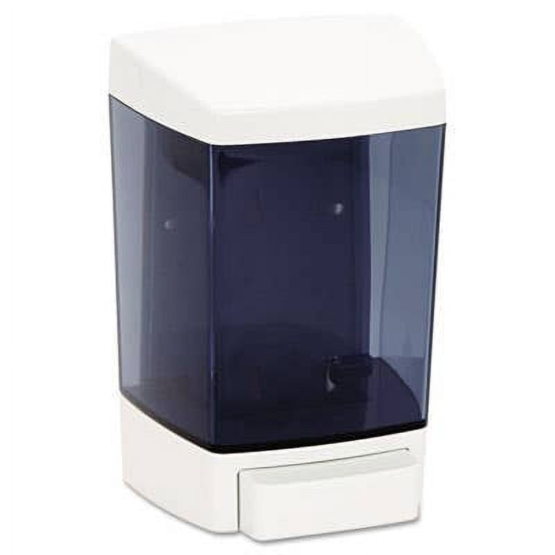 Impact Clearvu ClearVu Plastic Soap Dispenser, 46 oz, 5.5 x 4.25 x 8.5, White