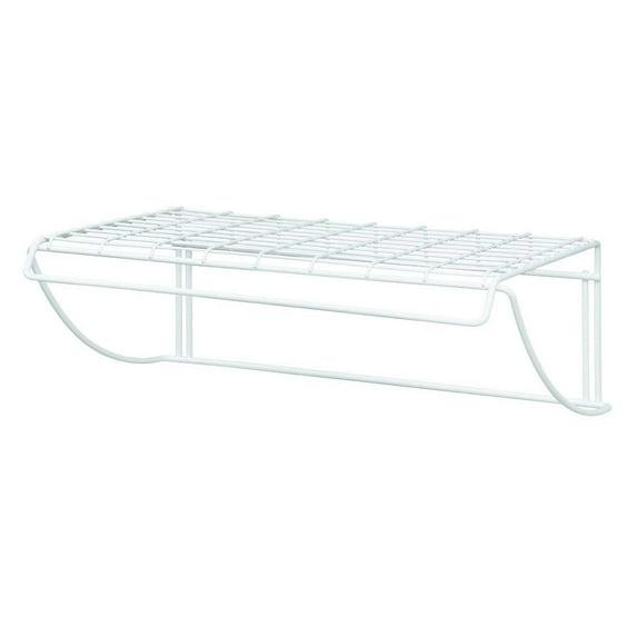 ClosetMaid 8278 18-Inch Wide Laundry Utility Hanger Shelf , White