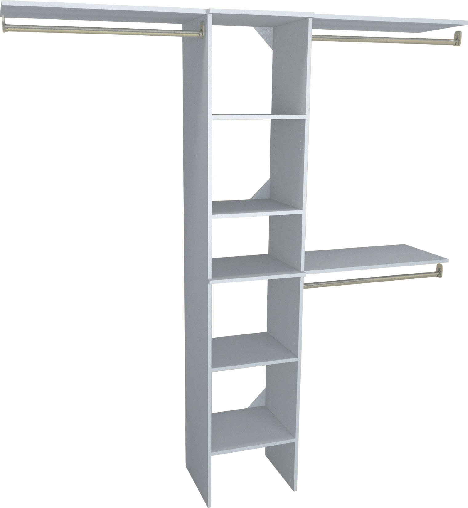 Closetmaid Ss16-Cos Suitesymphony 6 To 9 Foot Wide Closet Organization Shelving System Kit