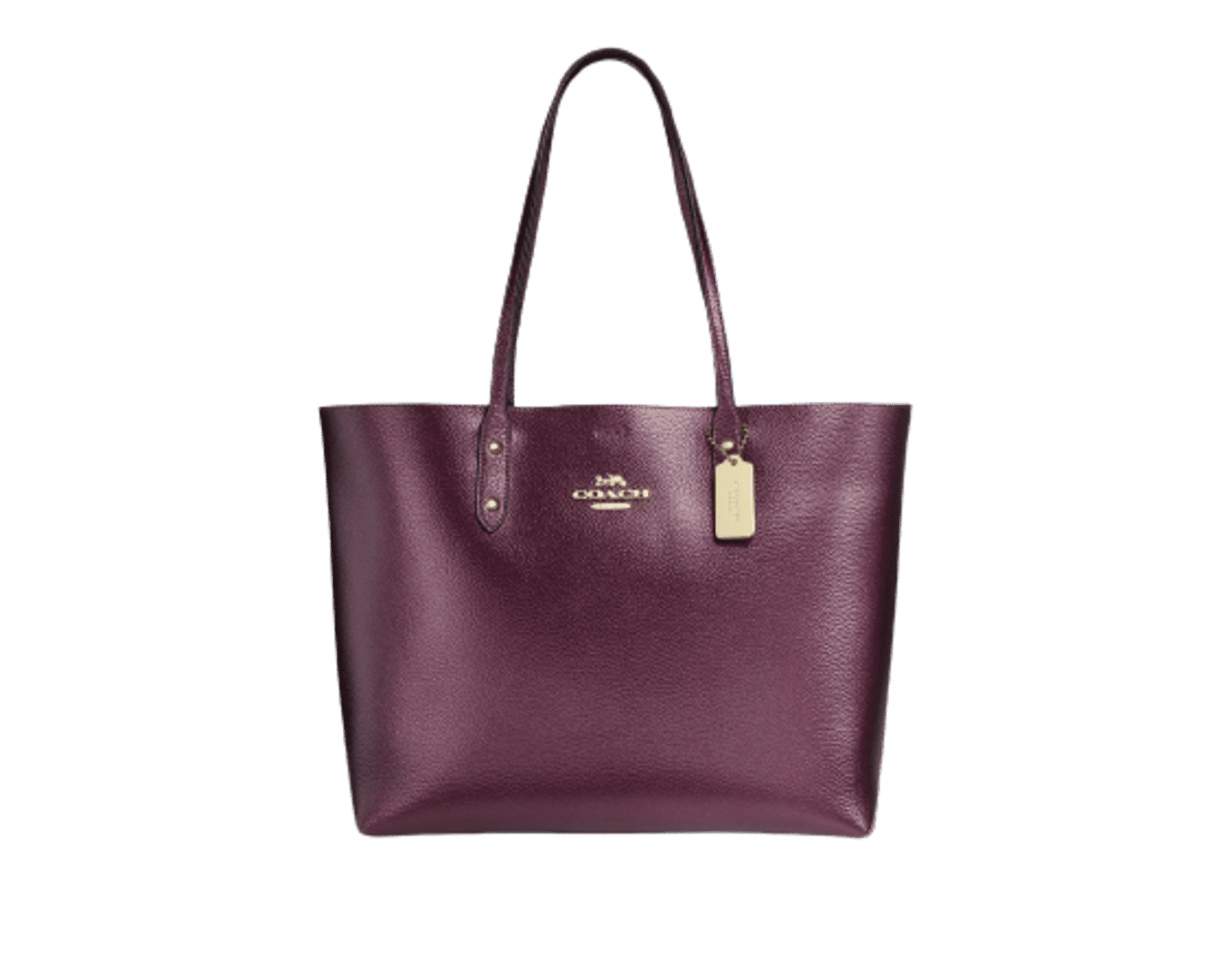 Coach Town Tote in IM/Wine