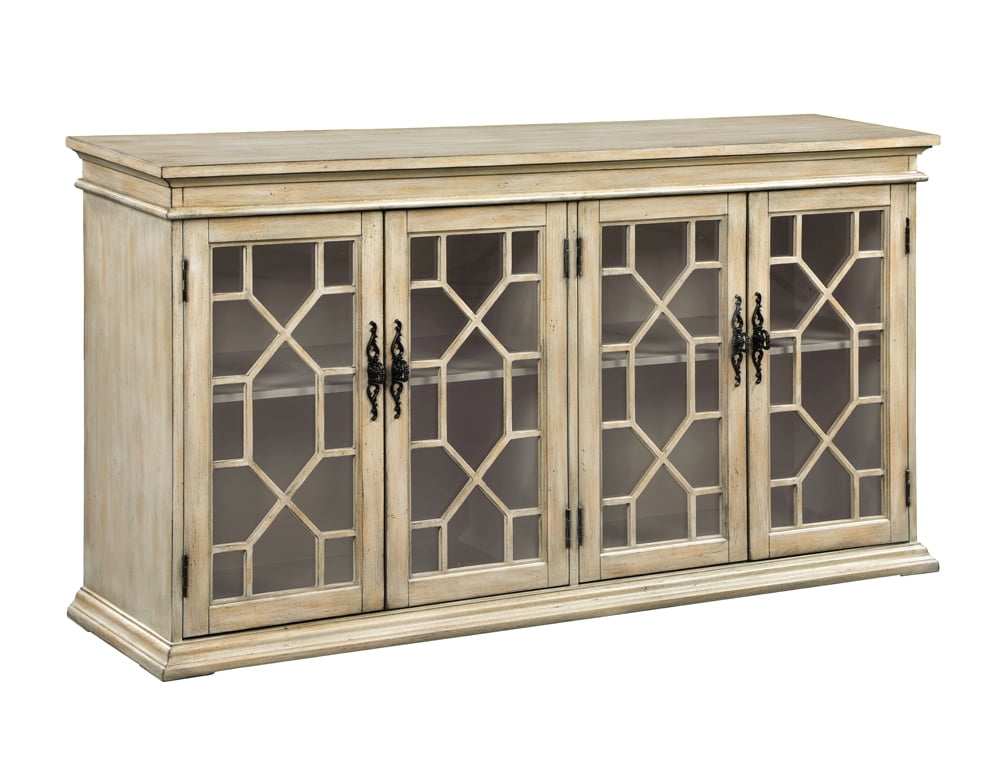 Coaster Company Glass Door Accent Cabinet, Brown