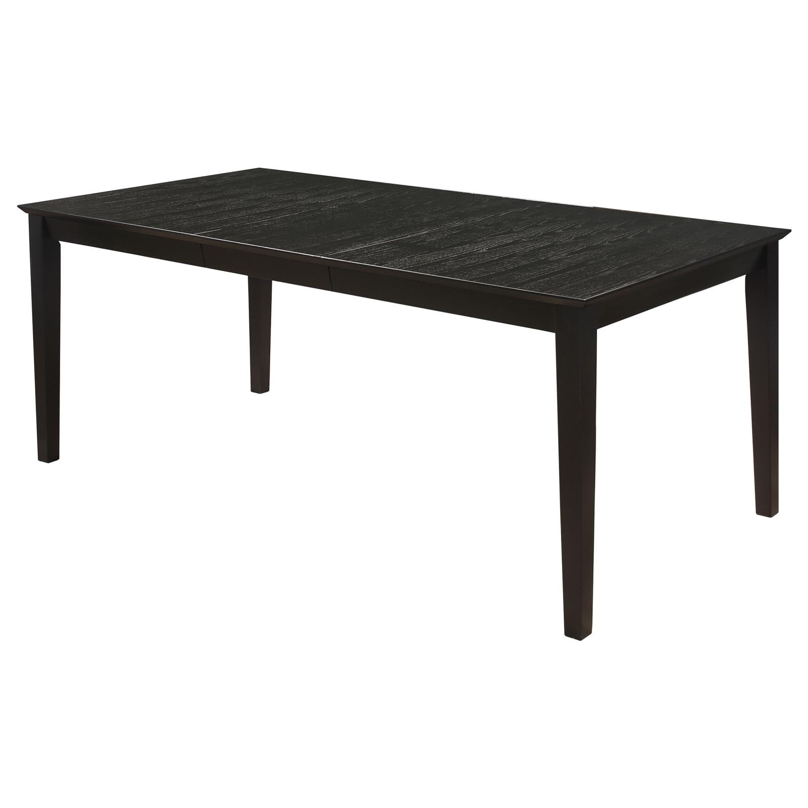 Coaster Company Louise Transitional Rectangular Dining Table, Black