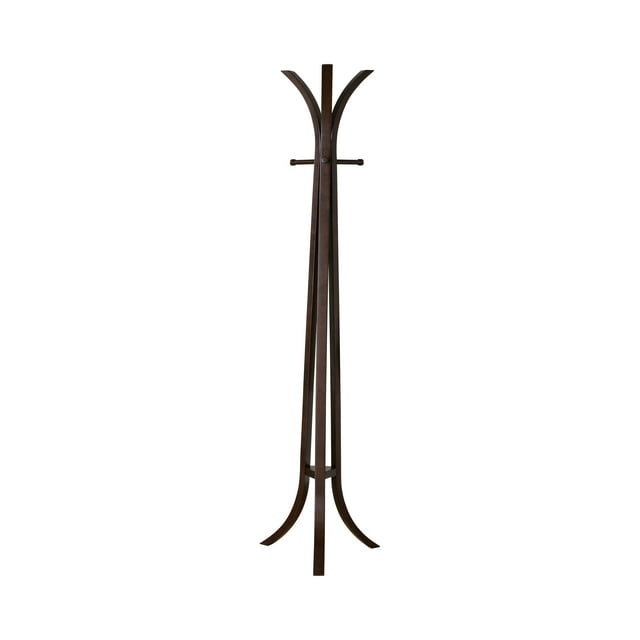 Coat Rack with 6 Hooks Cappuccino