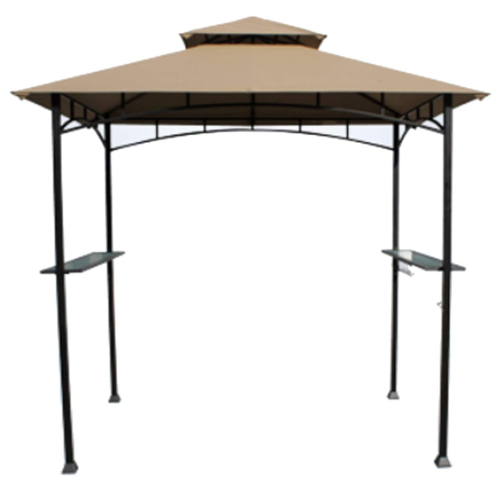 CLkPde Replacement Canopy Top Cover for The Aldi Gardenline Belavi Shoprite Grill Gazebo - Standard 350 (Will not fit Any Other Model) - Top Tier 34" x 21", Bottom Tier 96" x 60"