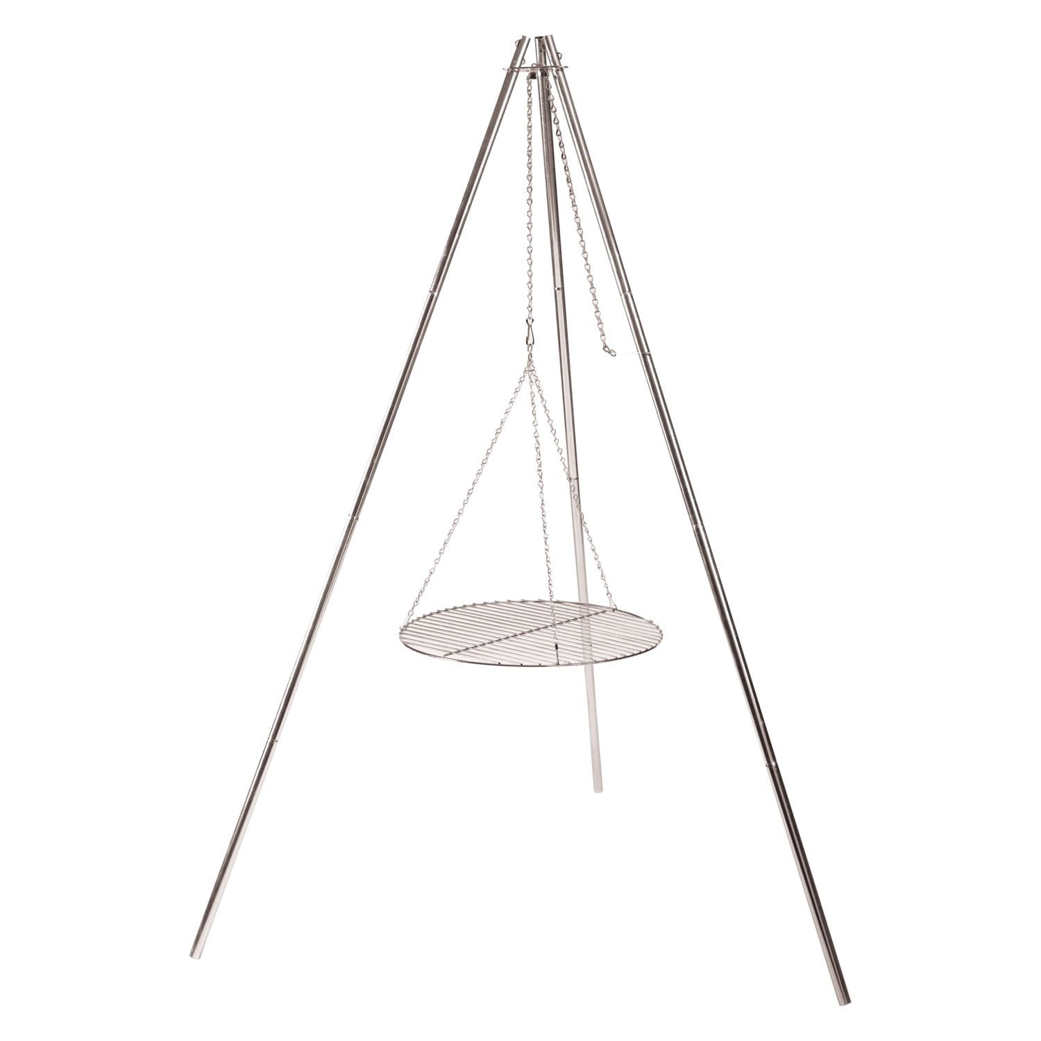 Coleman Tripod over Fire Camping Grill and Lantern Hanger