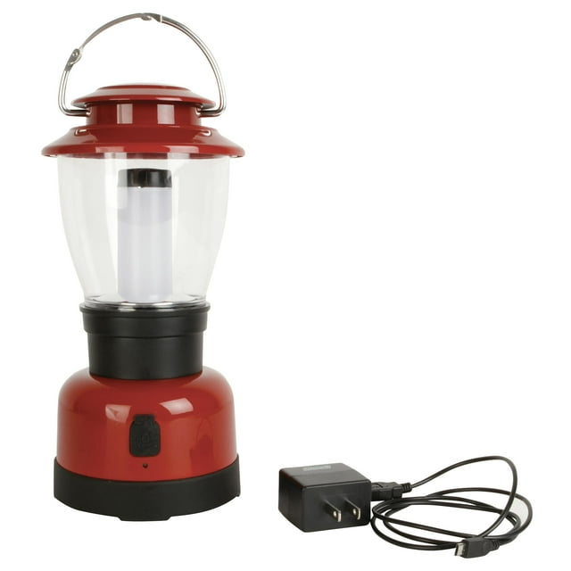 Coleman Red and Black Rechargeable LED Camping Lantern