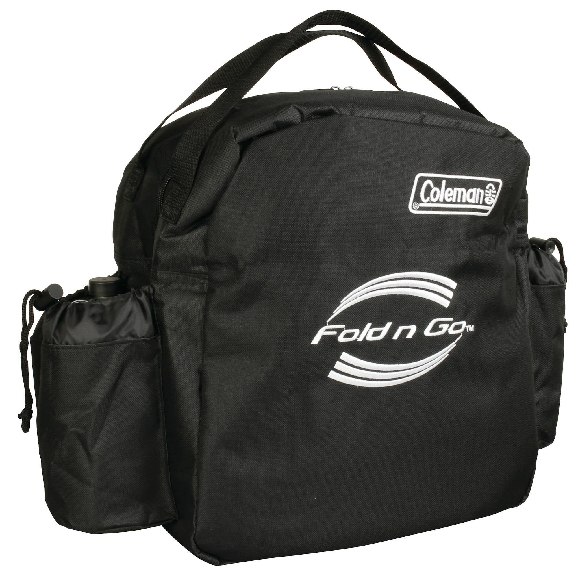 Coleman Camping Stove Fold N Go Carry Case W/ Padded Interior, Black, Fits Colem