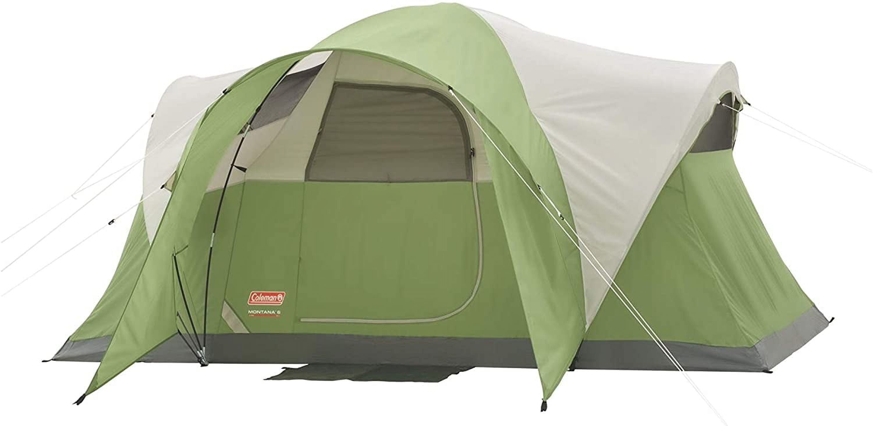 Coleman Montana 8-Person Dome Tent, 1 Room, Green