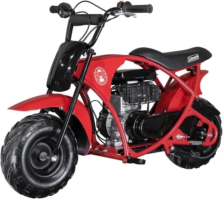 Coleman Powersports B100 105cc Gas Powered Mini Bike, 22 MPH, Red